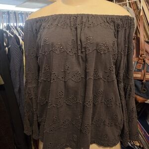 Lucky Brand Long Flare Sleeve Shirt